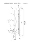 CONCRETE BLOCK MACHINE HAVING A CONTROLLABLE CUTOFF BAR diagram and image