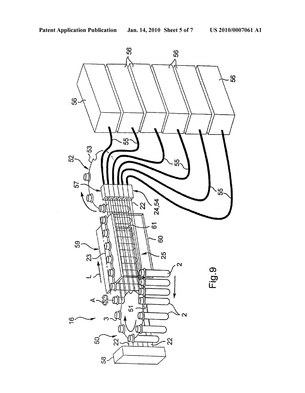 METHOD AND INSTALLATION FOR THE PRODUCTION OF CONTAINERS - diagram, schematic, and image 06