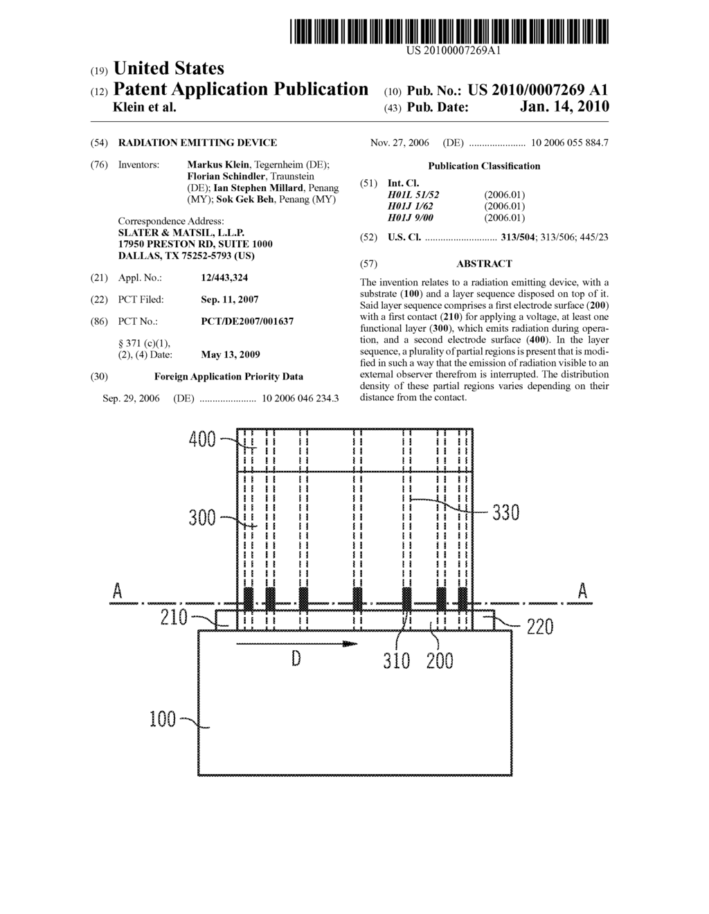 Radiation Emitting Device - diagram, schematic, and image 01