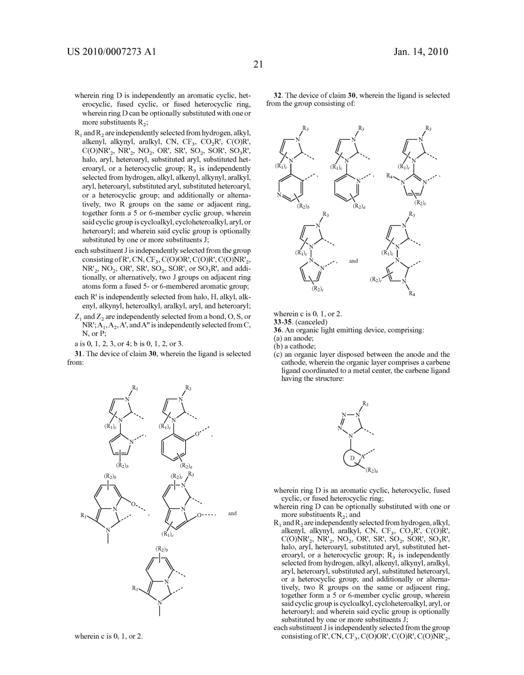 CARBENE METAL COMPLEXES AS OLED MATERIALS - diagram, schematic, and image 32