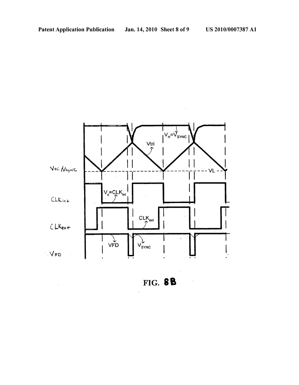 TRIANGULAR WAVE GENERATING CIRCUIT HAVING SYNCHRONIZATION WITH EXTERNAL CLOCK - diagram, schematic, and image 09