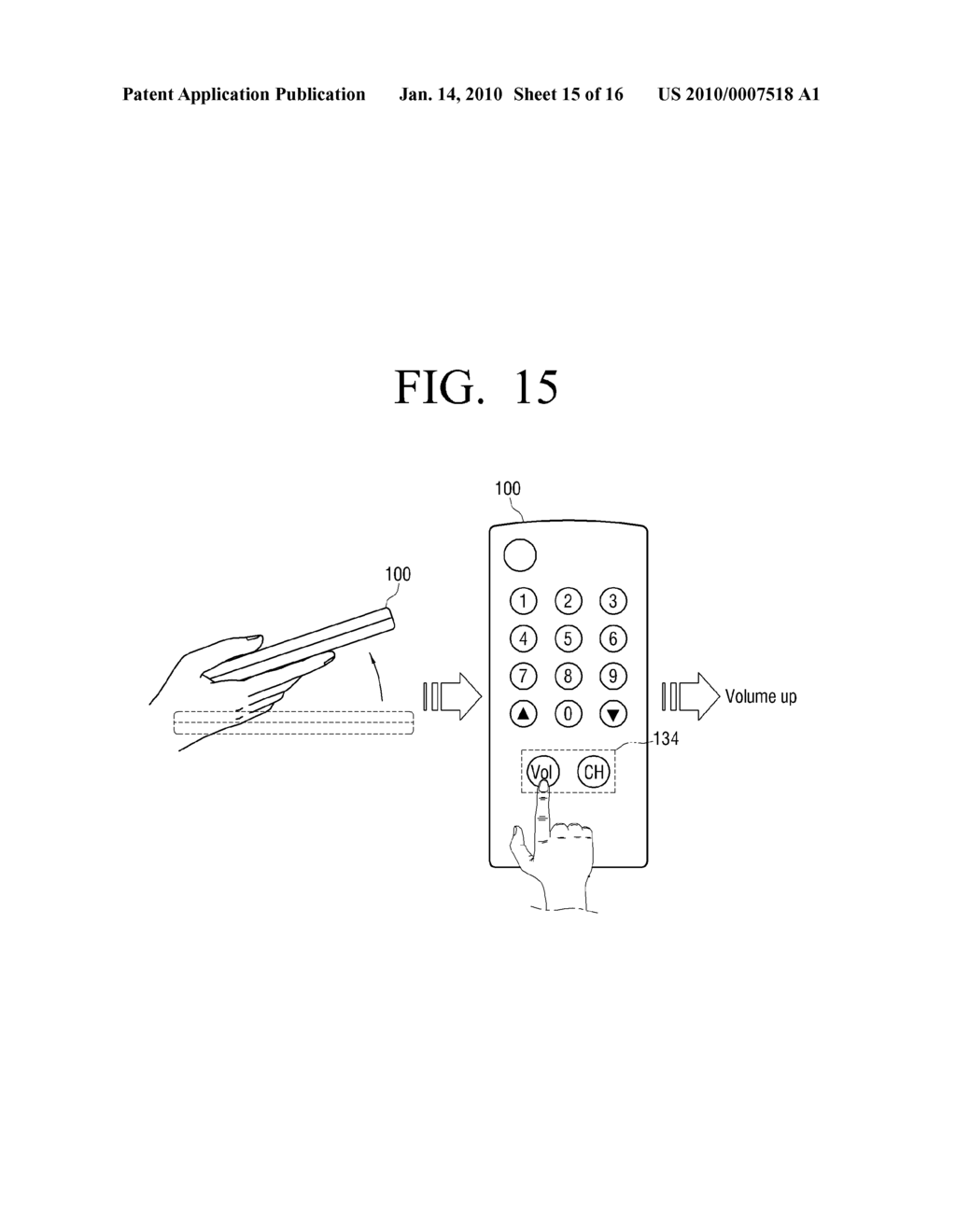 INPUT APPARATUS USING MOTIONS AND USER MANIPULATIONS AND INPUT METHOD APPLIED TO SUCH INPUT APPARATUS - diagram, schematic, and image 16