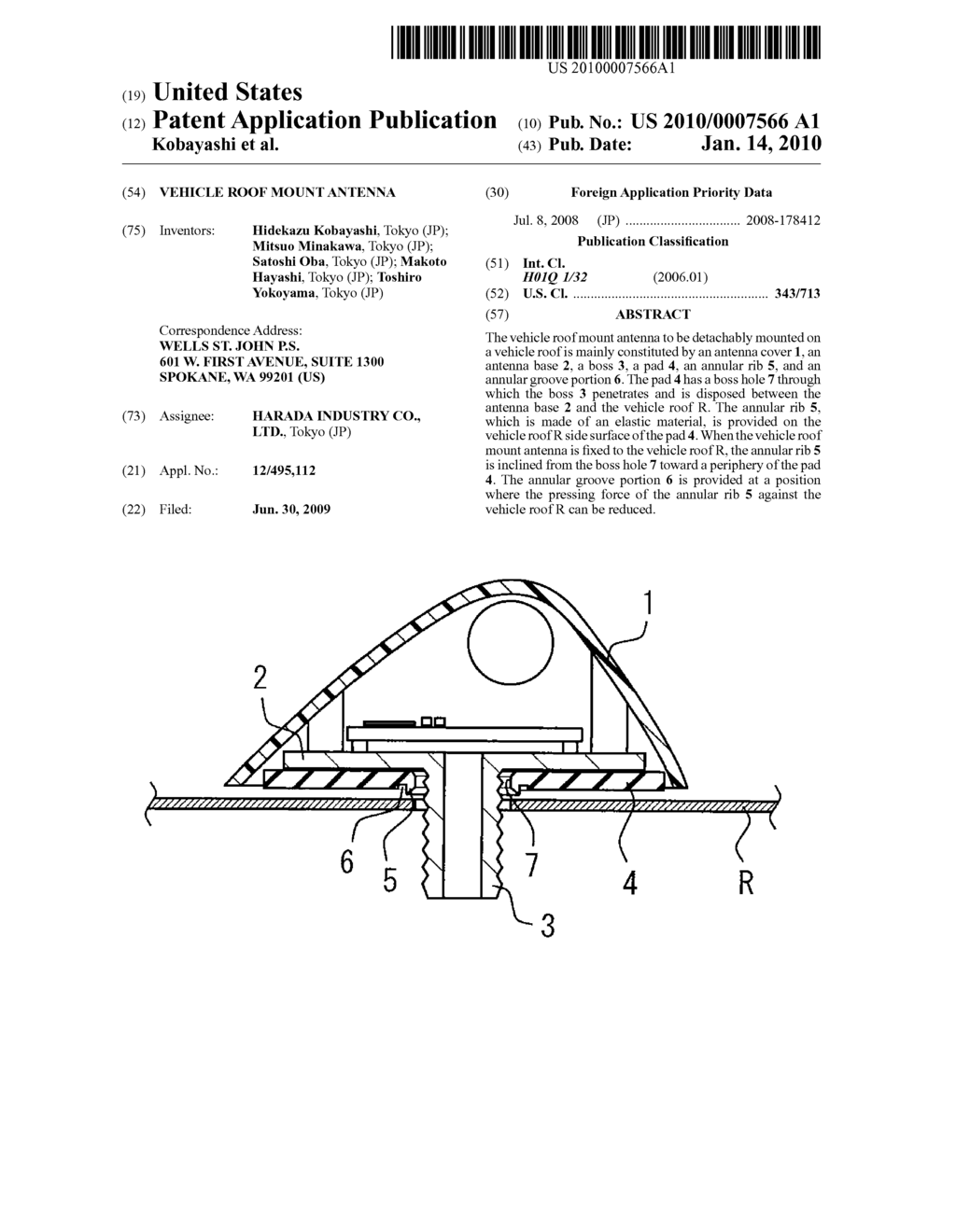 Vehicle Roof Mount Antenna - diagram, schematic, and image 01