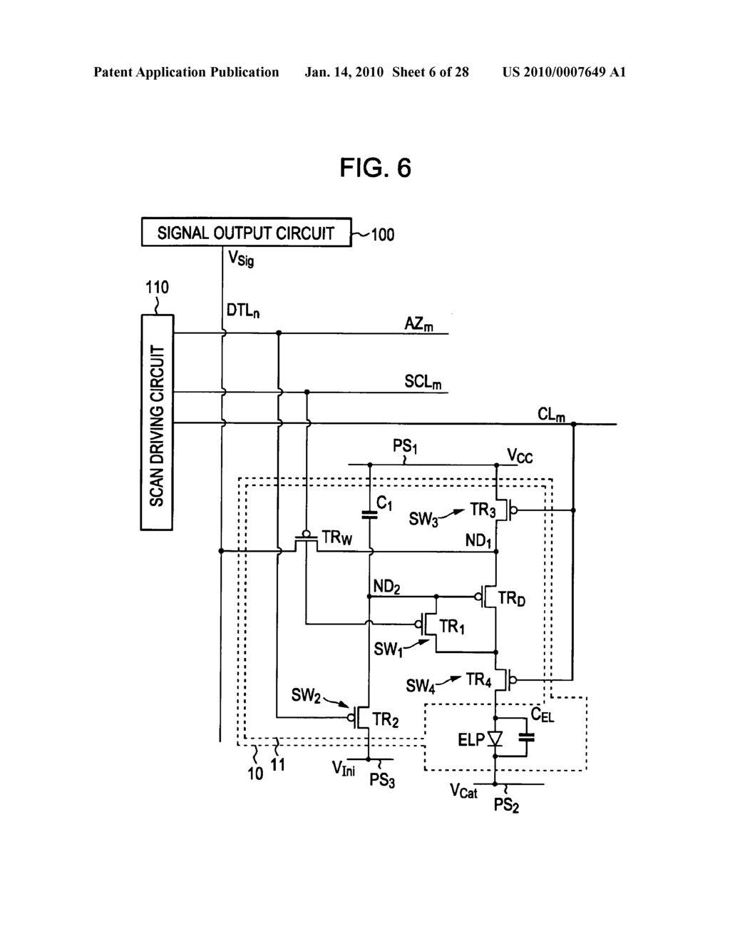 Scan driving circuit and display device including the same - diagram, schematic, and image 07