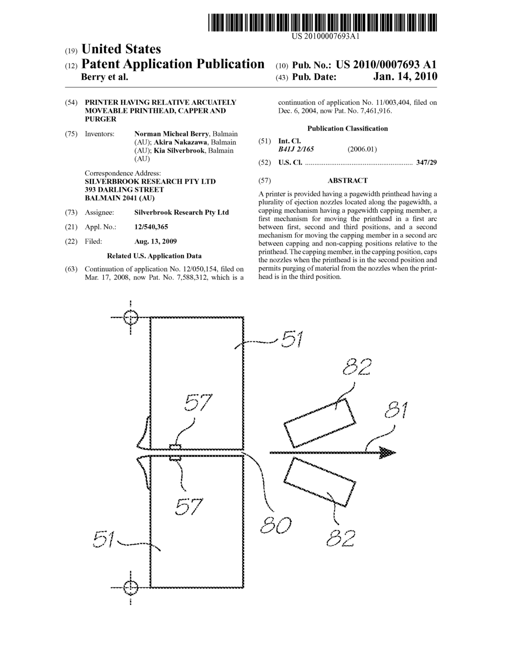 Printer Having Relative Arcuately Moveable Printhead, Capper And Purger - diagram, schematic, and image 01