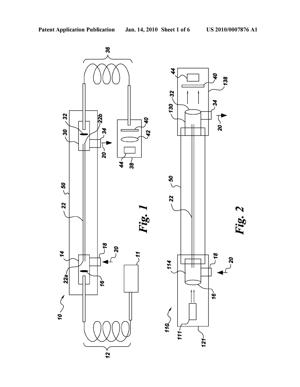 HOLLOW-CORE WAVEGUIDE-BASED RAMAN SYSTEMS AND METHODS - diagram, schematic, and image 02