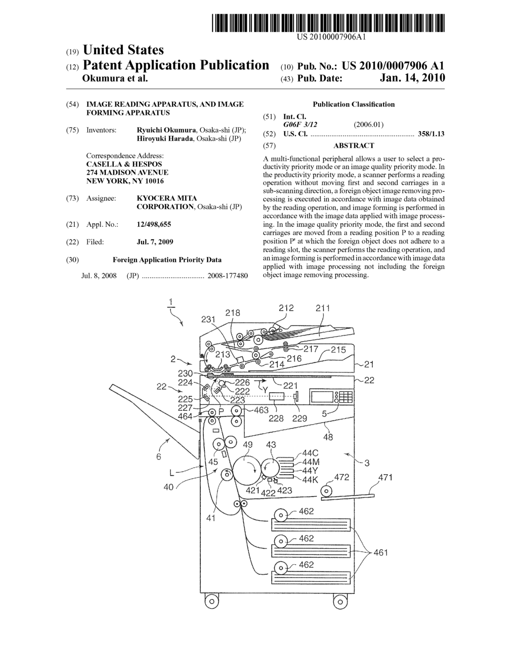 IMAGE READING APPARATUS, AND IMAGE FORMING APPARATUS - diagram, schematic, and image 01