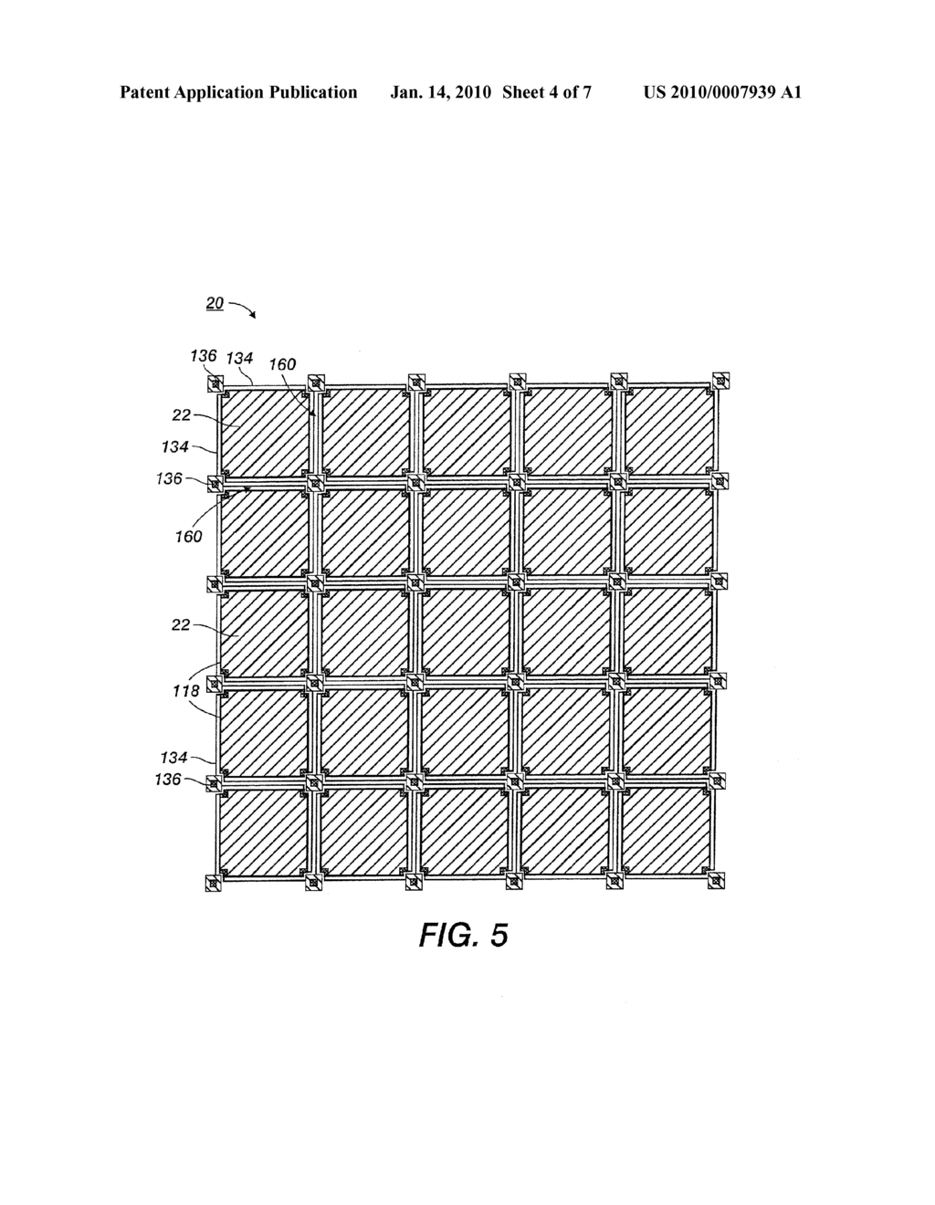 METHOD OF PROJECTING IMAGE WITH TUNABLE INDIVIDUALLY-ADDRESSABLE FABRY-PEROT FILTERS - diagram, schematic, and image 05