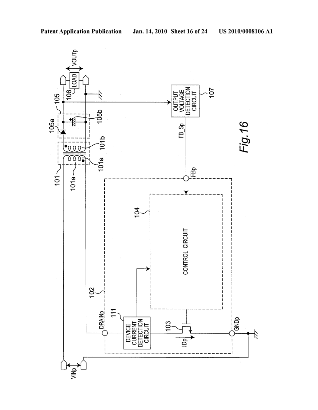 SWITCHING CONTROL CIRCUIT, SEMICONDUCTOR DEVICE AND SWITCHING POWER SOURCE APPARATUS - diagram, schematic, and image 17