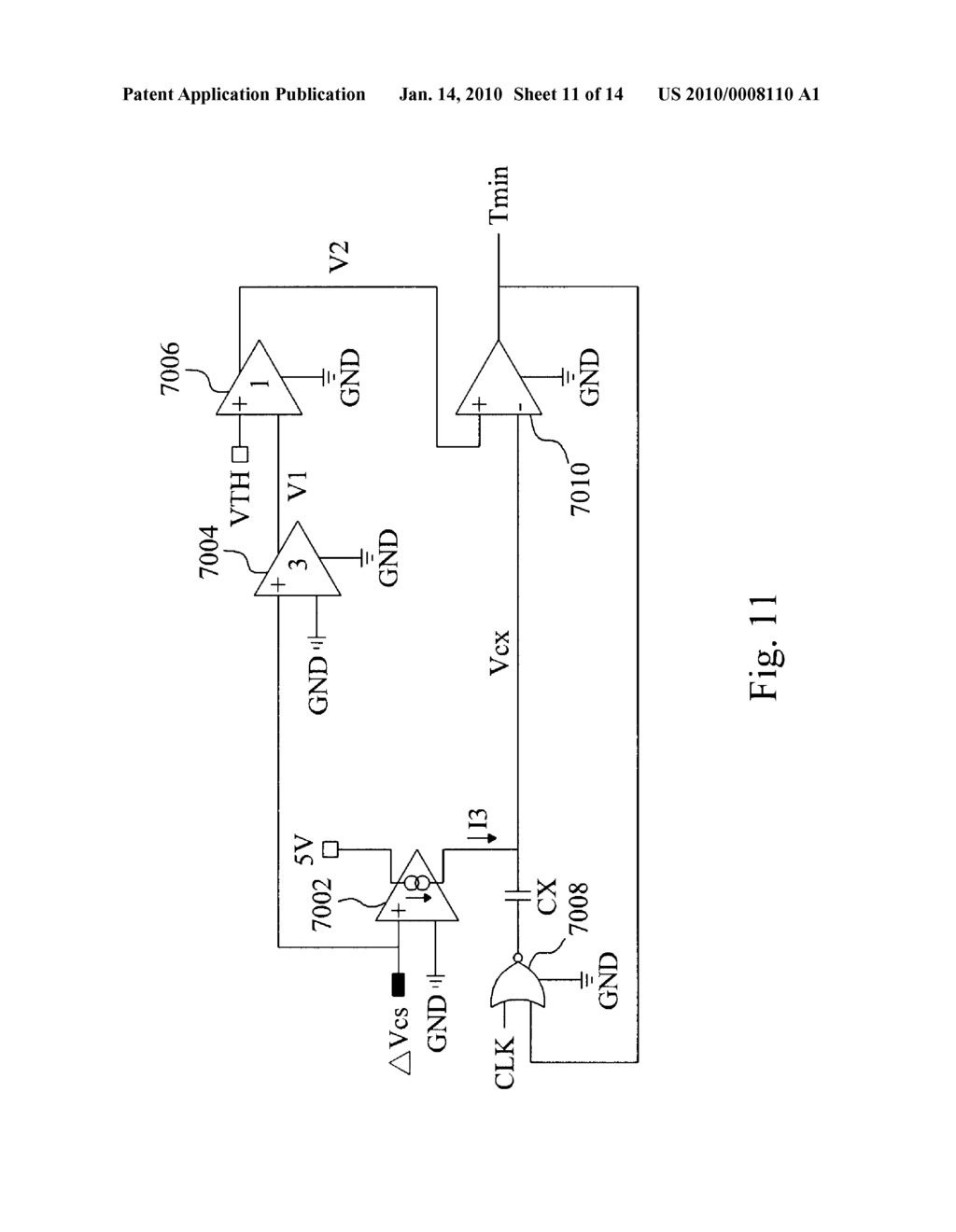 CONTROL CIRCUIT AND METHOD FOR A FLYBACK POWER CONVERTER - diagram, schematic, and image 12