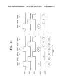 Information storage devices using magnetic domain wall movement and methods of operating the same diagram and image