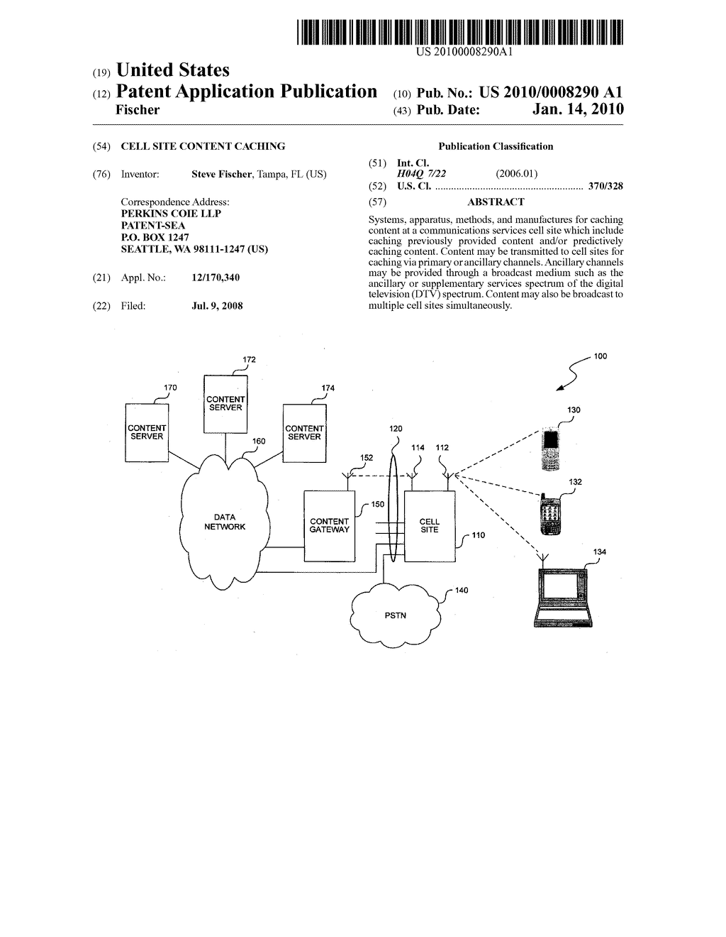 CELL SITE CONTENT CACHING - diagram, schematic, and image 01