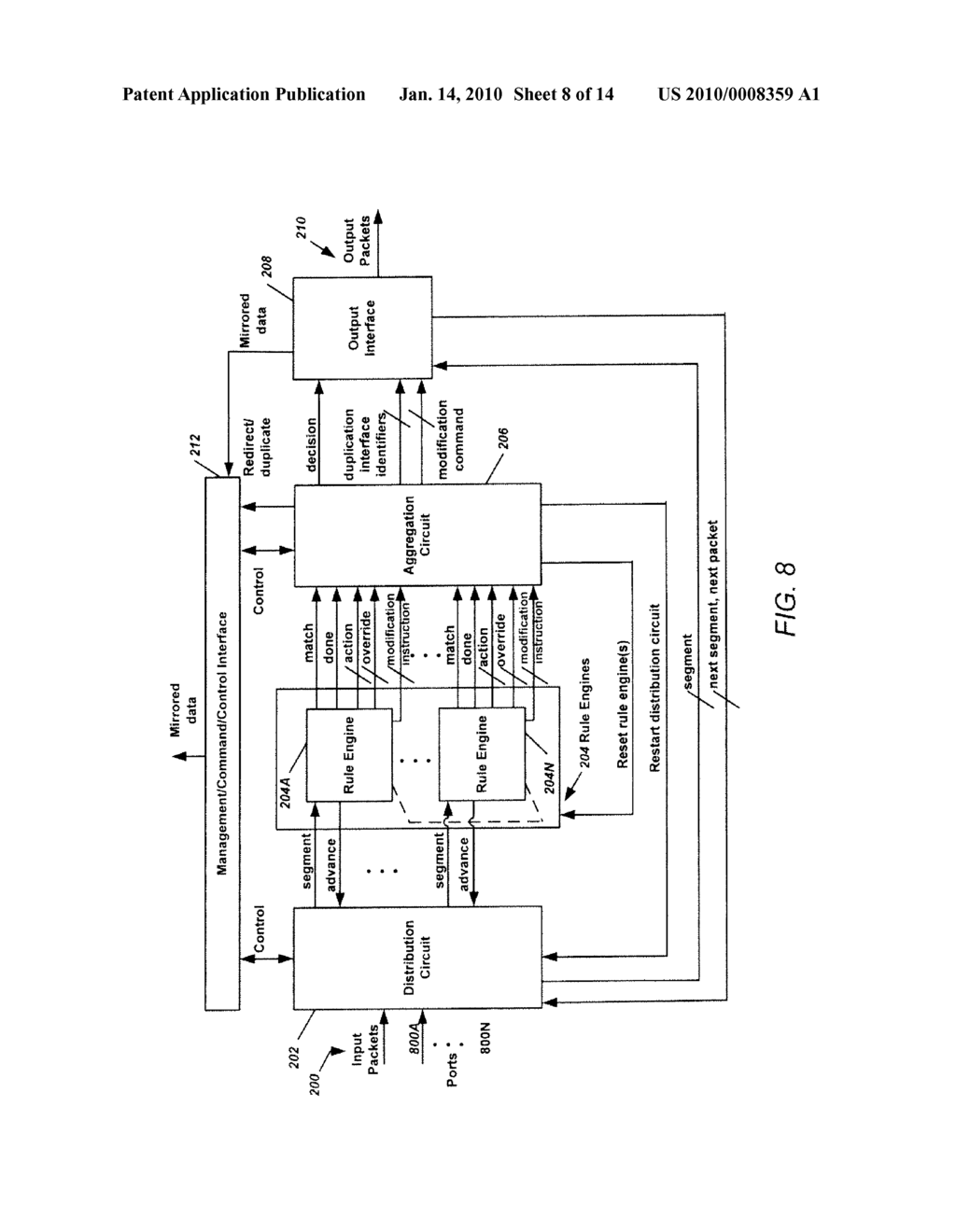 APPARATUS AND METHOD FOR ENHANCING FORWARDING AND CLASSIFICATION OF NETWORK TRAFFIC WITH PRIORITIZED MATCHING AND CATEGORIZATION - diagram, schematic, and image 09