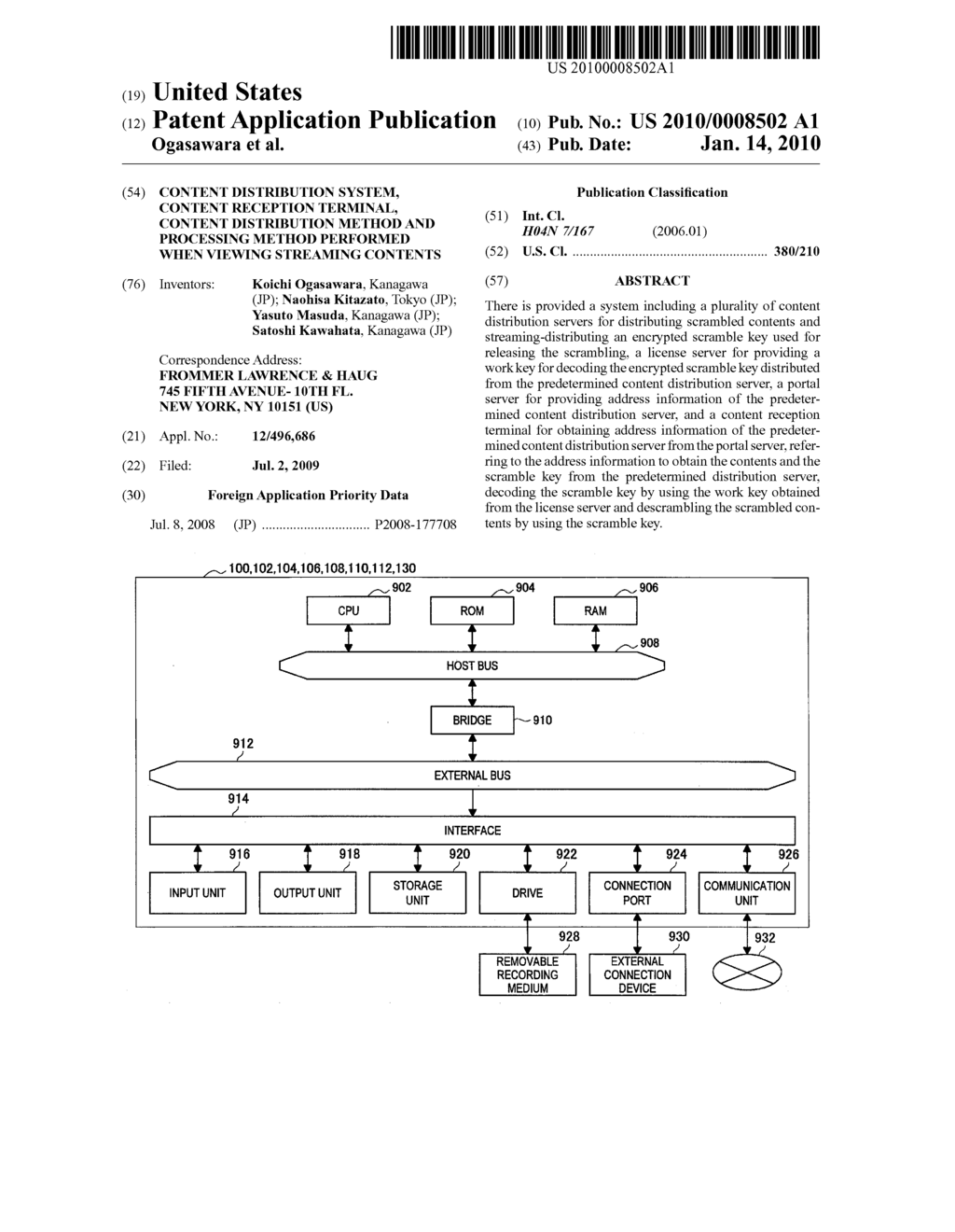 CONTENT DISTRIBUTION SYSTEM, CONTENT RECEPTION TERMINAL, CONTENT DISTRIBUTION METHOD AND PROCESSING METHOD PERFORMED WHEN VIEWING STREAMING CONTENTS - diagram, schematic, and image 01