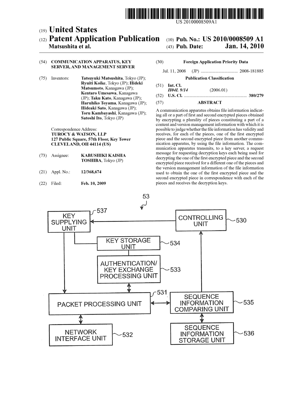 COMMUNICATION APPARATUS, KEY SERVER, AND MANAGEMENT SERVER - diagram, schematic, and image 01