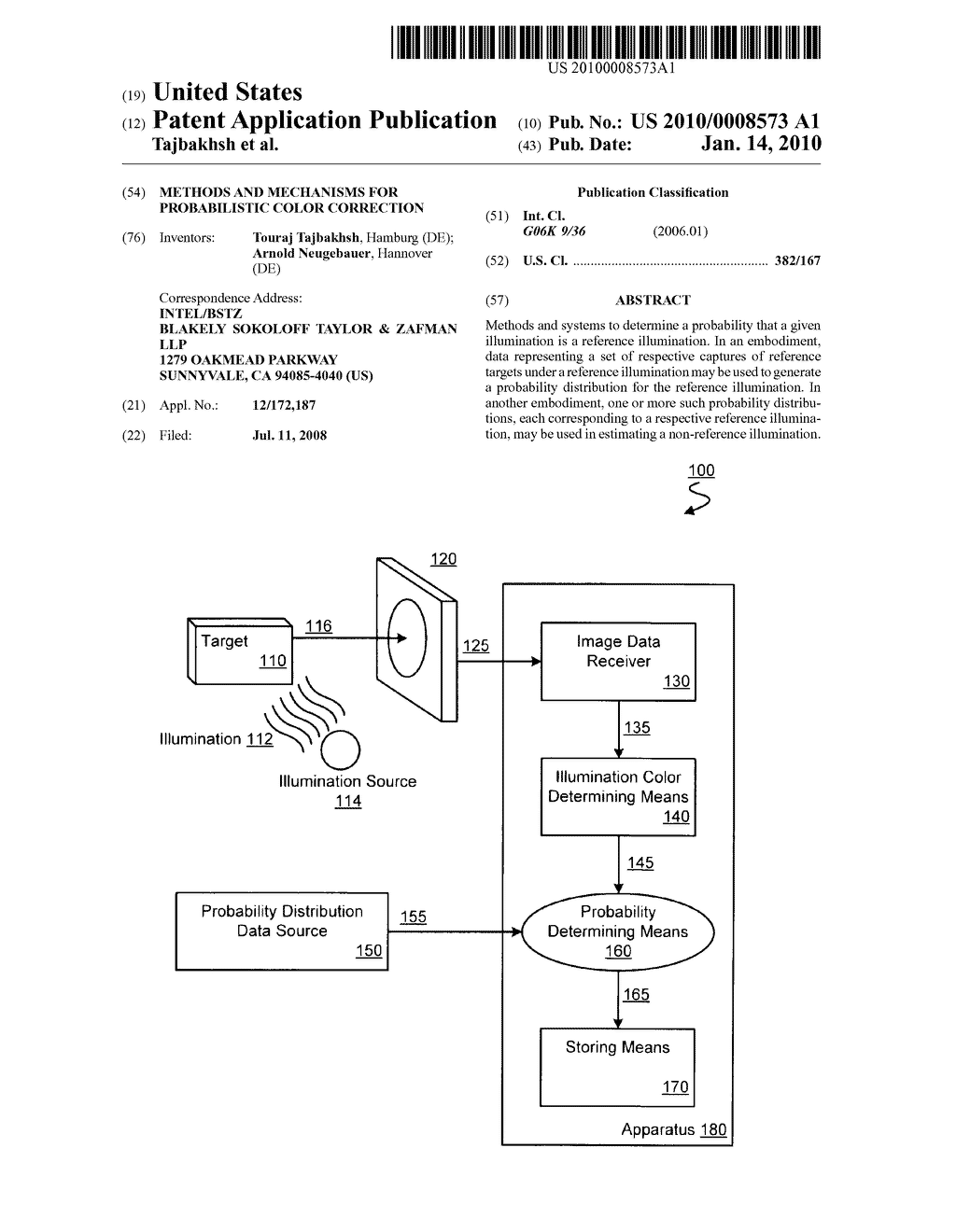 METHODS AND MECHANISMS FOR PROBABILISTIC COLOR CORRECTION - diagram, schematic, and image 01
