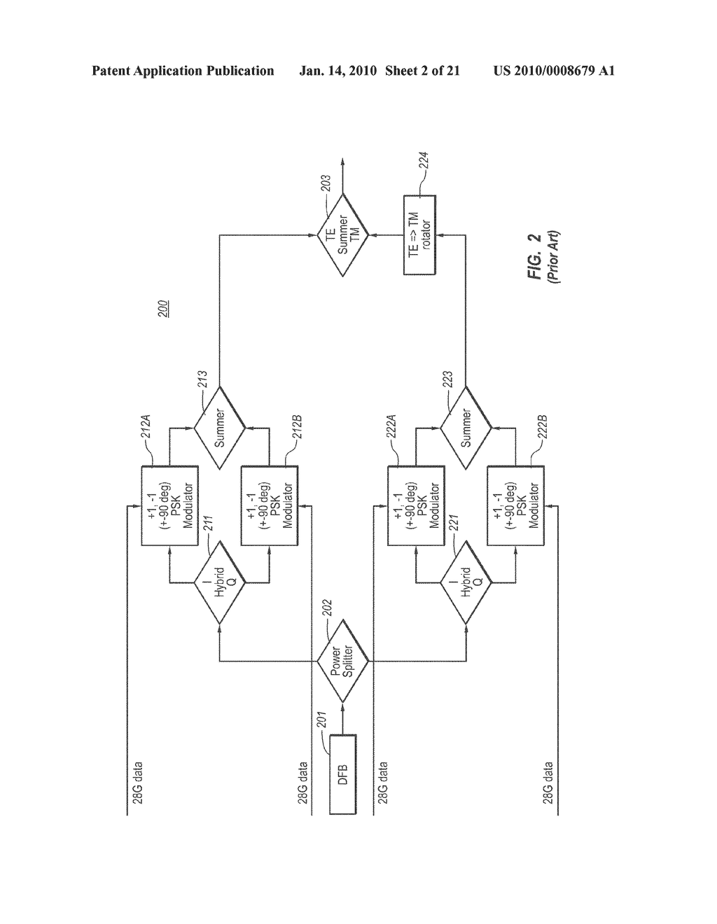 Phase Shift Keyed Modulation of Optical Signal Using Chirp Managed Laser - diagram, schematic, and image 03