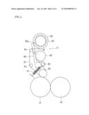 CLEANING APPARATUS USING WEB SHEET diagram and image