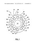 Device for Inhibiting Unfastening Rotation of Rotary Fasteners, Particularly for Vehicle Wheels diagram and image