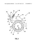 Device for Inhibiting Unfastening Rotation of Rotary Fasteners, Particularly for Vehicle Wheels diagram and image