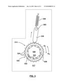 Device for Inhibiting Unfastening Rotation of Rotary Fasteners, Particularly for Vehicle Wheels diagram and image