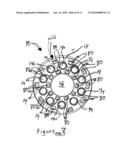 Device for Inhibiting Unfastening Rotation of Rotary Fasteners, Particularly for Vehicle Wheels diagram and image