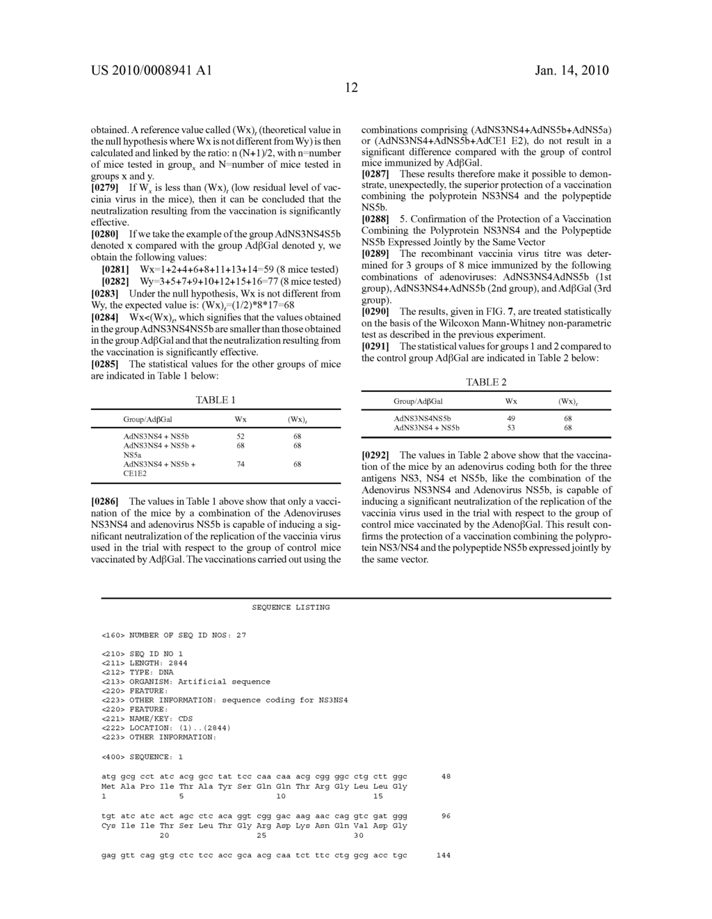 COMPOSITION COMPRISING THE POLYPROTEIN NS3/NS4 AND THE POLYPEPTIDE NS5B OF HCV, EXPRESSION VECTORS INCLUDING THE CORRESPONDING NUCLEIC SEQUENCES AND THEIR THERAPEUTIC USE - diagram, schematic, and image 31