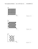 DEFORMABLE SUBSTRATE WITH MICROSTRUCTURED SURFACE COMPOSED OF APPLIED MATERIAL, AND METHOD FOR PRODUCING SUCH A SUBSTRATE diagram and image