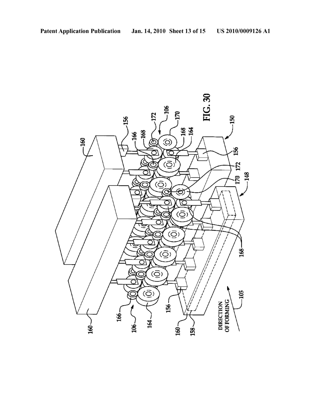 Method and Apparatus for Forming a Corrugated Web Having a Continuously Varying Shape - diagram, schematic, and image 14