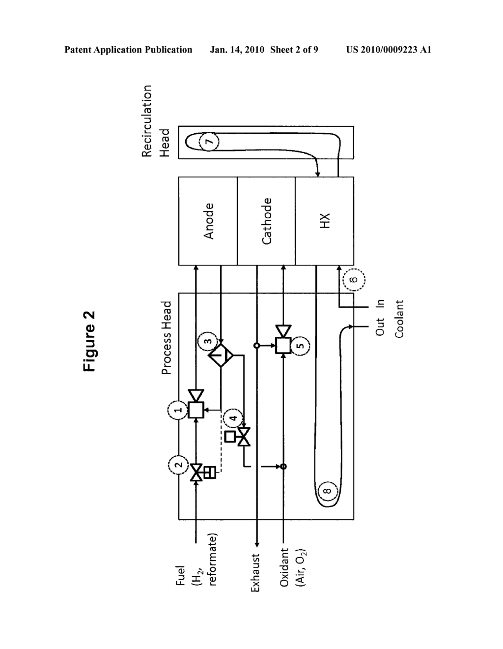 FUEL CELL STACK WITH INTEGRATED PROCESS ENDPLATES - diagram, schematic, and image 03