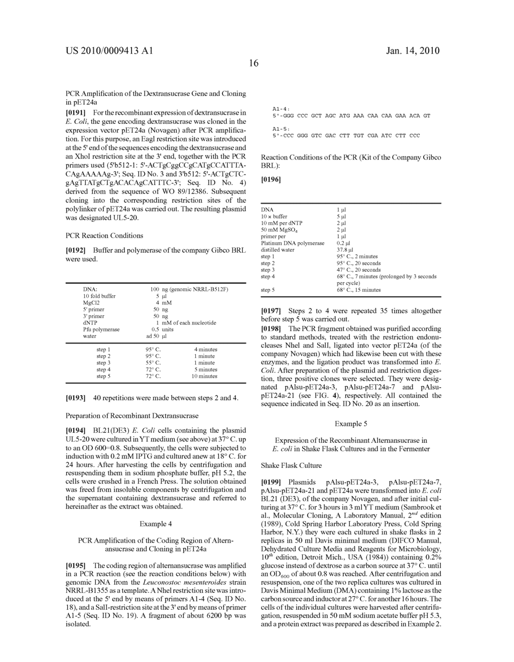 NUCLEIC ACID MOLECULES ENCODING ALTERNANSUCRASE - diagram, schematic, and image 29