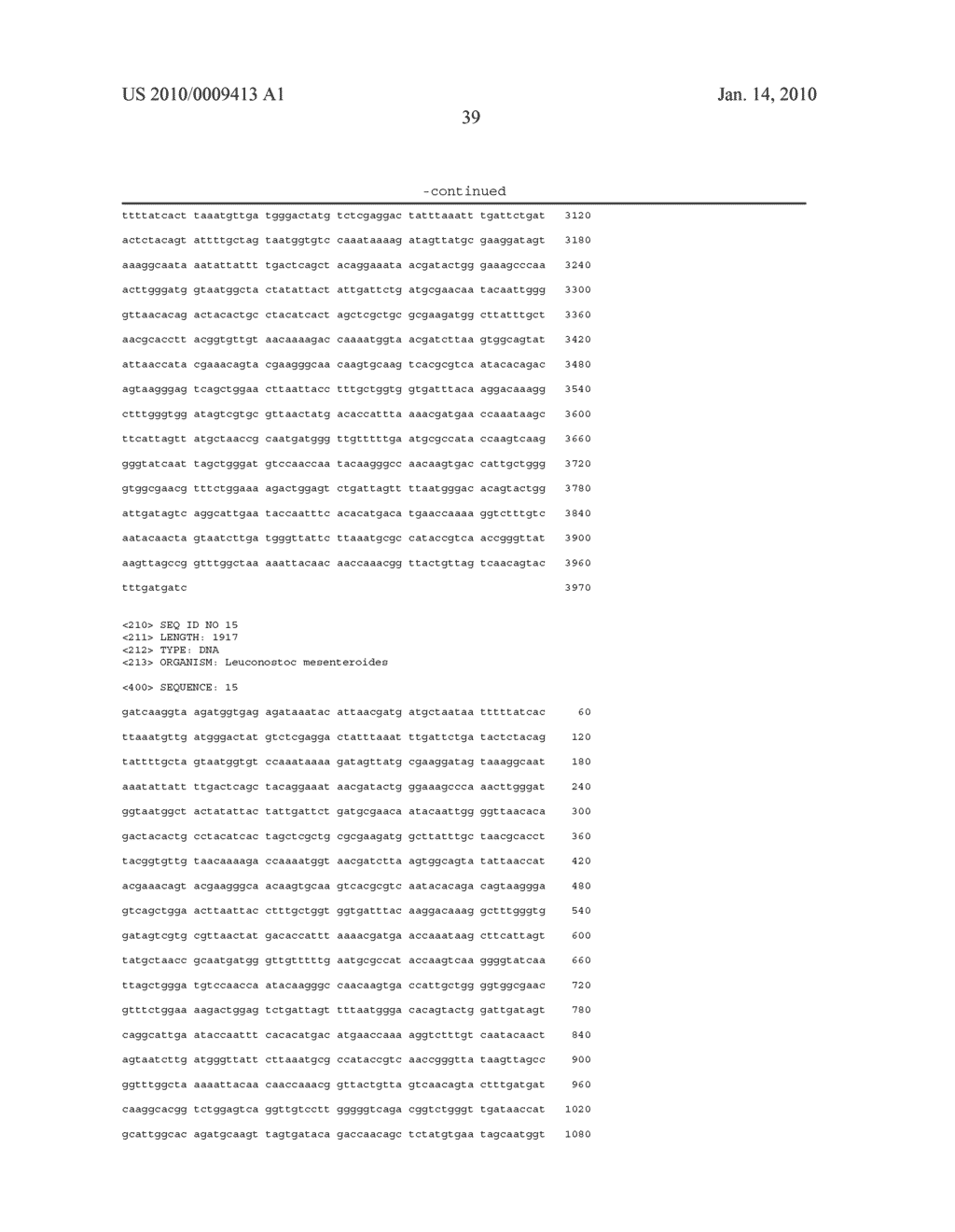 NUCLEIC ACID MOLECULES ENCODING ALTERNANSUCRASE - diagram, schematic, and image 52