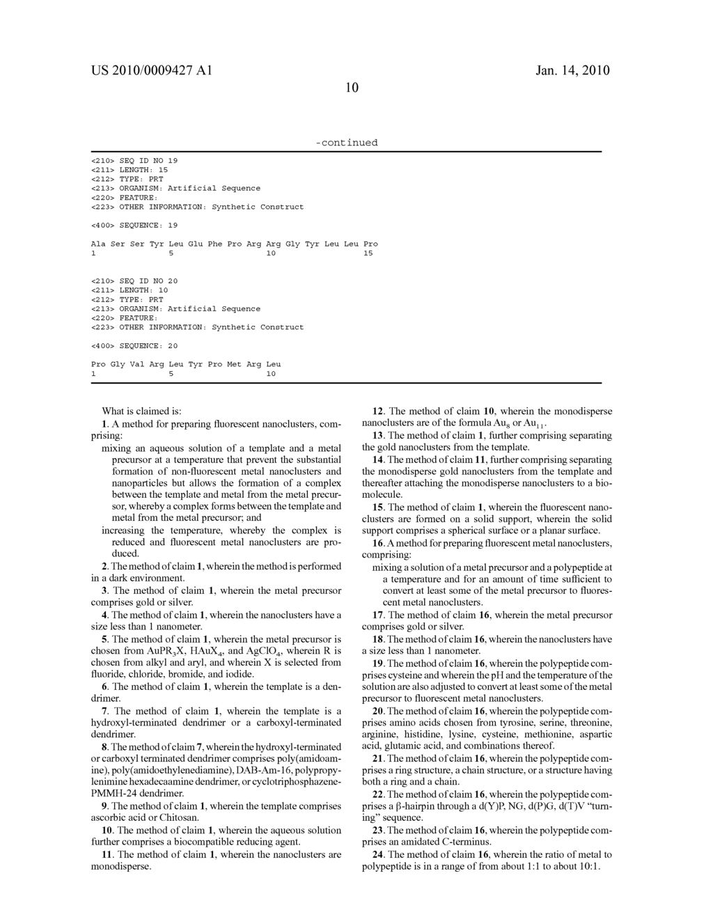 Synthesis of fluorescent metal nanoclusters - diagram, schematic, and image 11