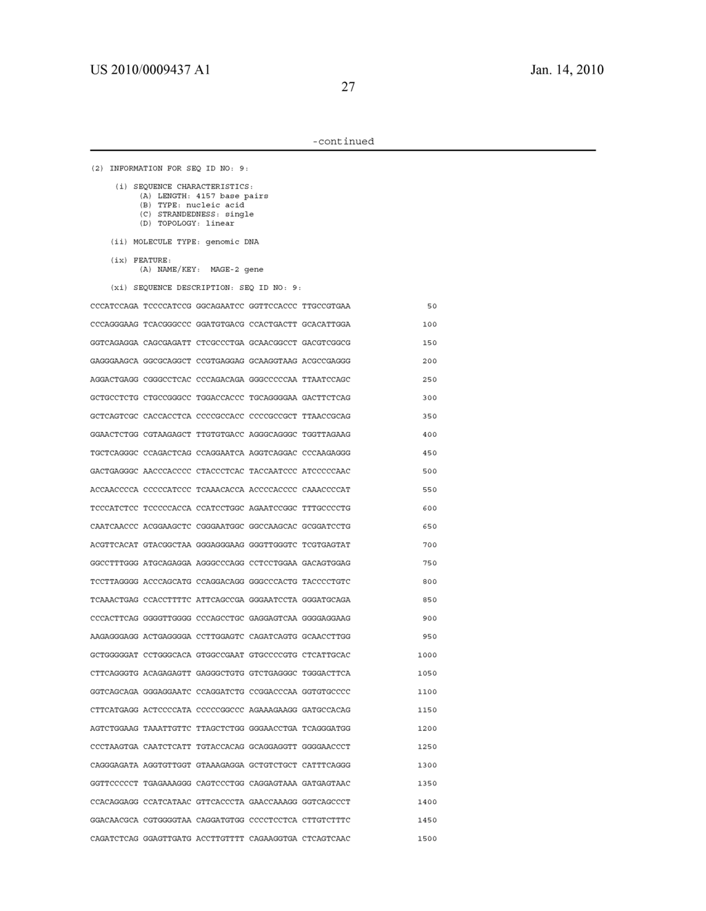 Isolated proteins MAGE-4 and MAGE-41 - diagram, schematic, and image 45