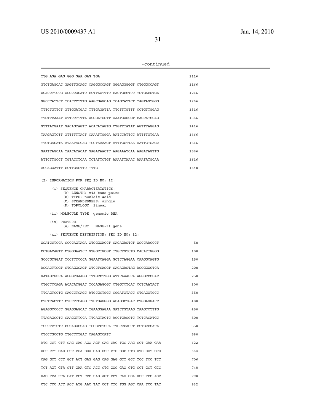 Isolated proteins MAGE-4 and MAGE-41 - diagram, schematic, and image 49