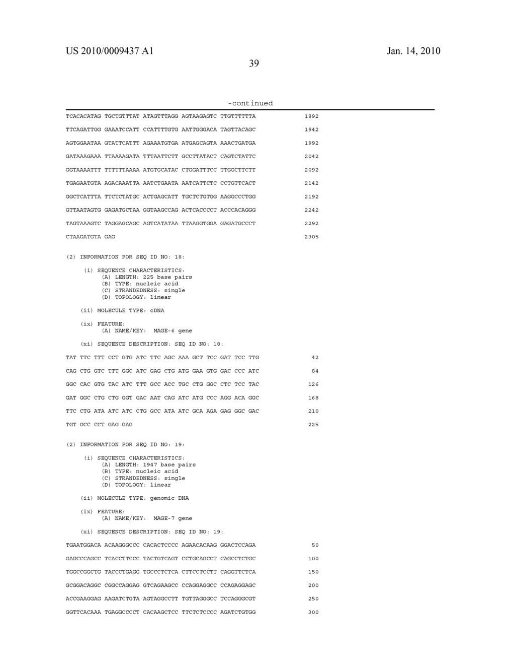 Isolated proteins MAGE-4 and MAGE-41 - diagram, schematic, and image 57