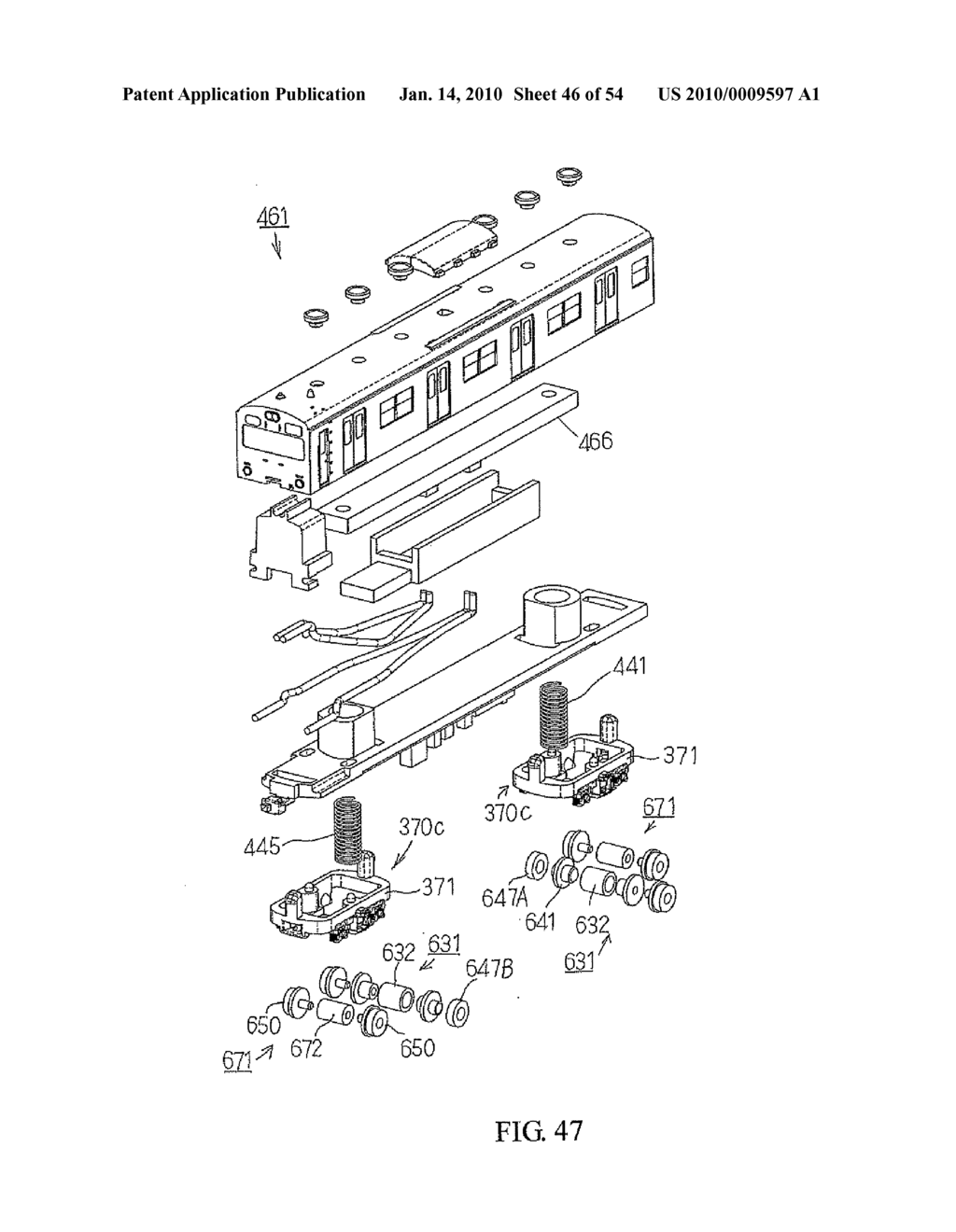 Toy Vehicle, And Wheel Device And Carriage Frame For The Toy Vehicle - diagram, schematic, and image 47