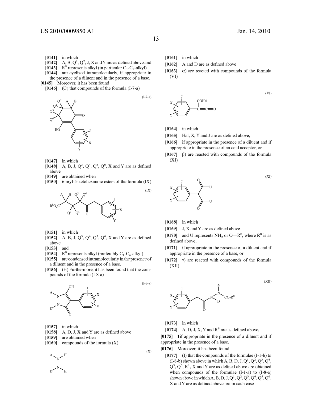 Iodine-phenyl-substituted cyclic cetoenols - diagram, schematic, and image 14