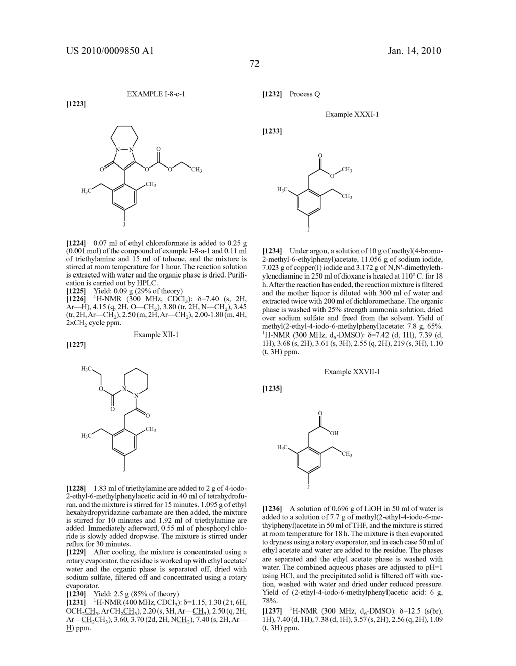 Iodine-phenyl-substituted cyclic cetoenols - diagram, schematic, and image 73