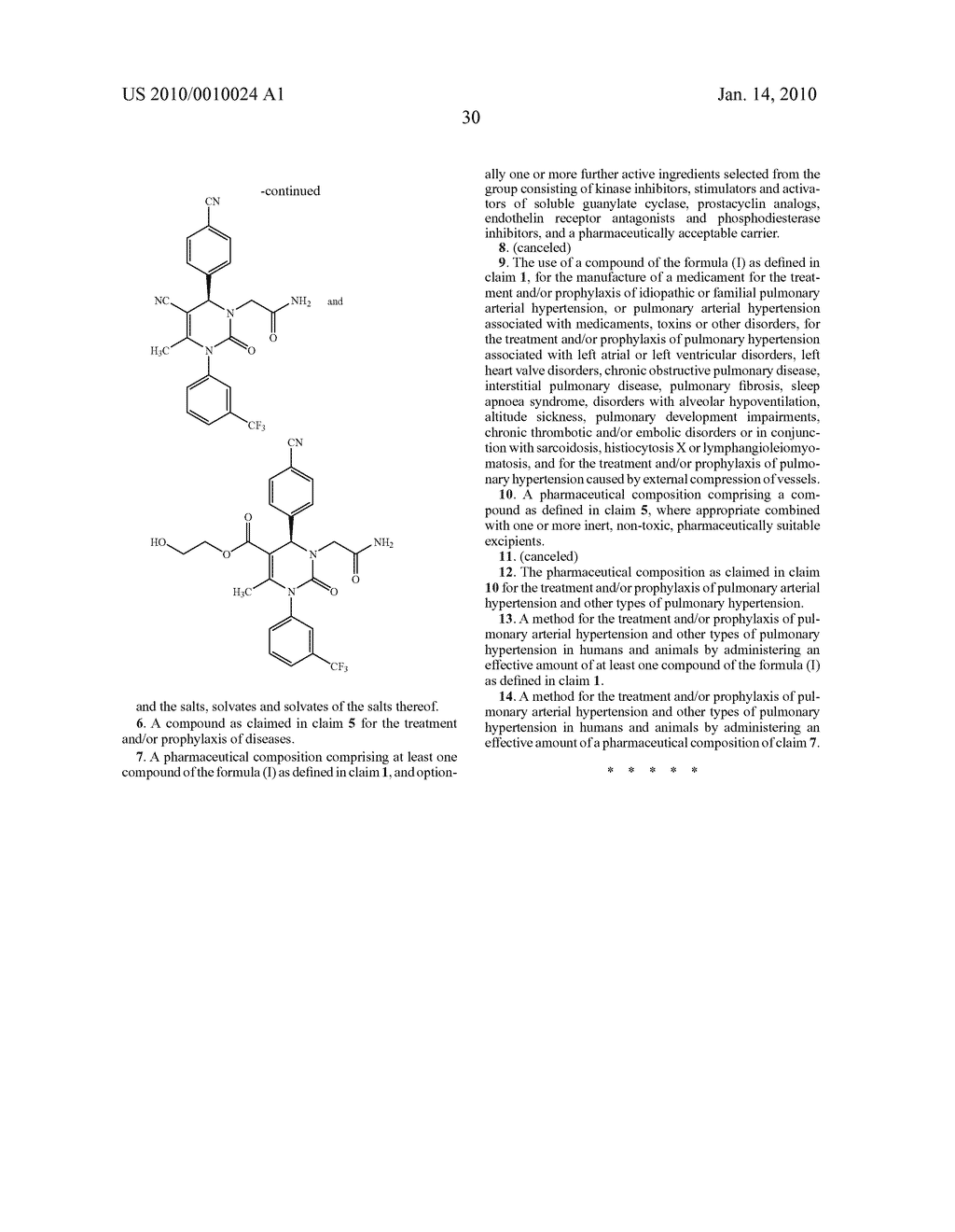 USE OF1,4-DIARYL-DIHYDROPYRIMIDINE-2-ON DERIVATIVES FOR TREATING PULMONARY ARTERIAL HYPERTENSION - diagram, schematic, and image 31