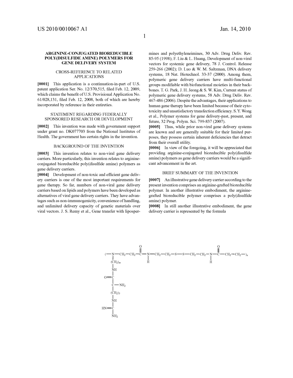 ARGININE-CONJUGATED BIOREDUCIBLE POLY(DISULFIDE AMINE) POLYMERS FOR GENE DELIVERY SYSTEM - diagram, schematic, and image 32