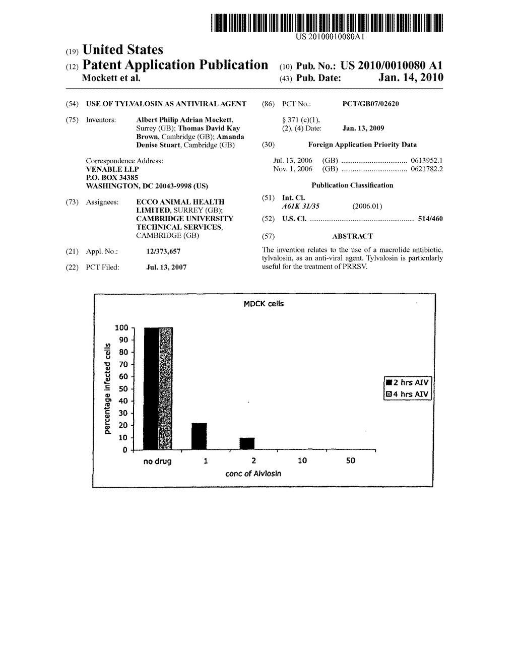 USE OF TYLVALOSIN AS ANTIVIRAL AGENT - diagram, schematic, and image 01