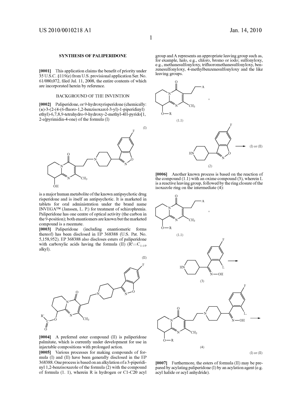 SYNTHESIS OF PALIPERIDONE - diagram, schematic, and image 02