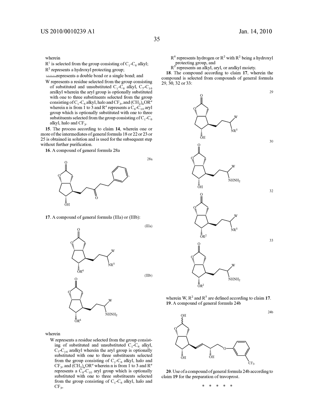 Process for the Production of Prostaglandins and Prostaglandin Analogs - diagram, schematic, and image 36