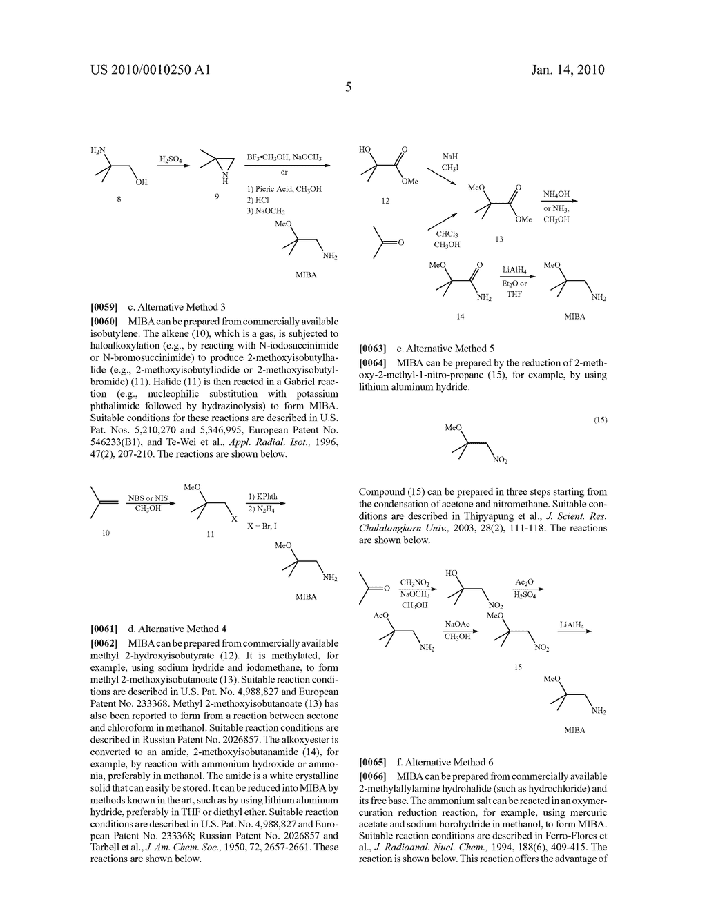 METHODS FOR PREPARING 2-METHOXYISOBUTYLISONITRILE AND TETRAKIS(2-METHOXYISOBUTYLISONITRILE)COPPER(I) TETRAFLUOROBORATE - diagram, schematic, and image 06