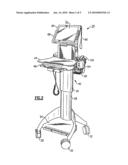 MOBILE MEDICAL WORKSTATION AND A TEMPORARILY ASSOCIATING MOBILE COMPUTING DEVICE diagram and image