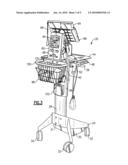 MOBILE MEDICAL WORKSTATION AND A TEMPORARILY ASSOCIATING MOBILE COMPUTING DEVICE diagram and image