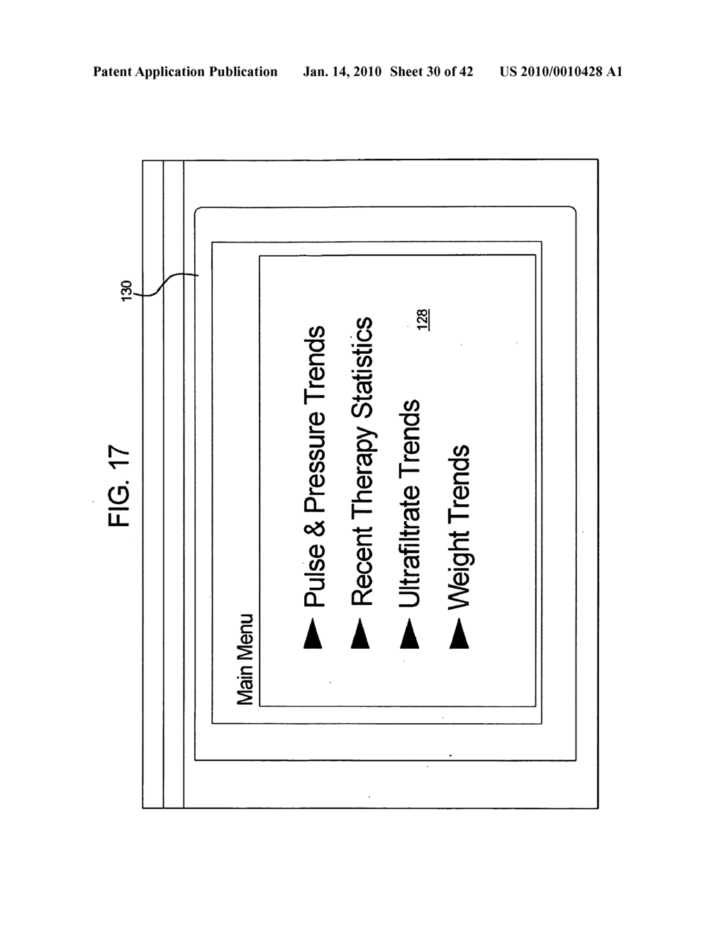 DIALYSIS SYSTEM AND MACHINE HAVING THERAPY PRESCRIPTION RECALL - diagram, schematic, and image 31