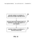 PATIENT INTERACTION WITH POSTURE-RESPONSIVE THERAPY diagram and image