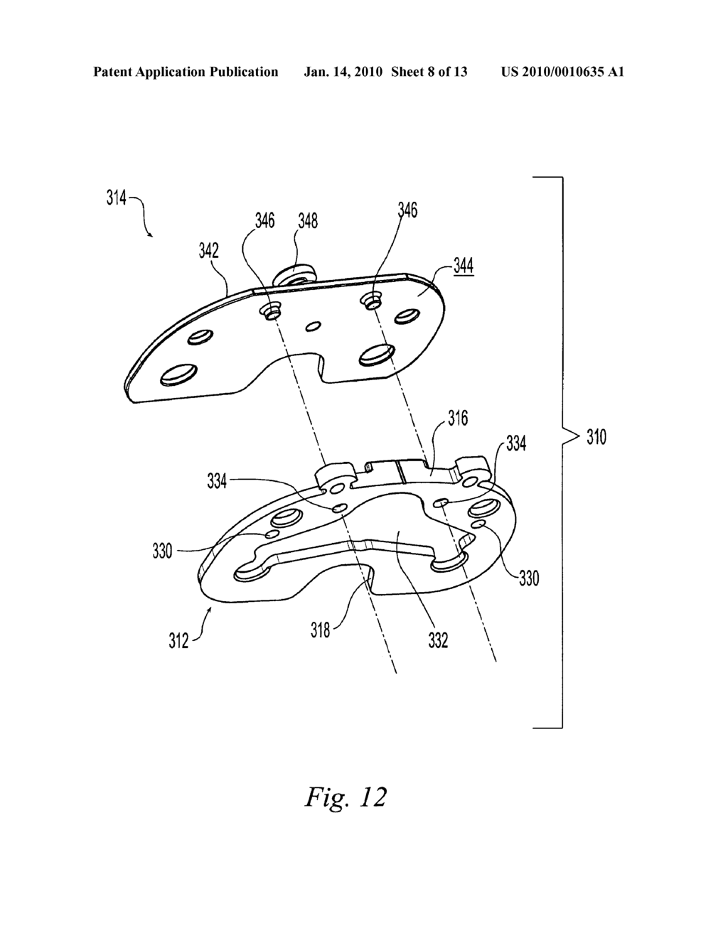 TIBIAL TRIALING ASSEMBLY AND METHOD OF TRIALING A TIBIAL IMPLANT - diagram, schematic, and image 09